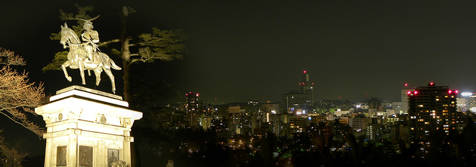 仙台のすばらしい夜景！